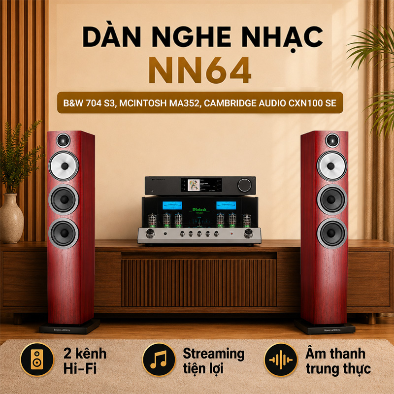 Dàn nghe nhạc cao cấp NN64
