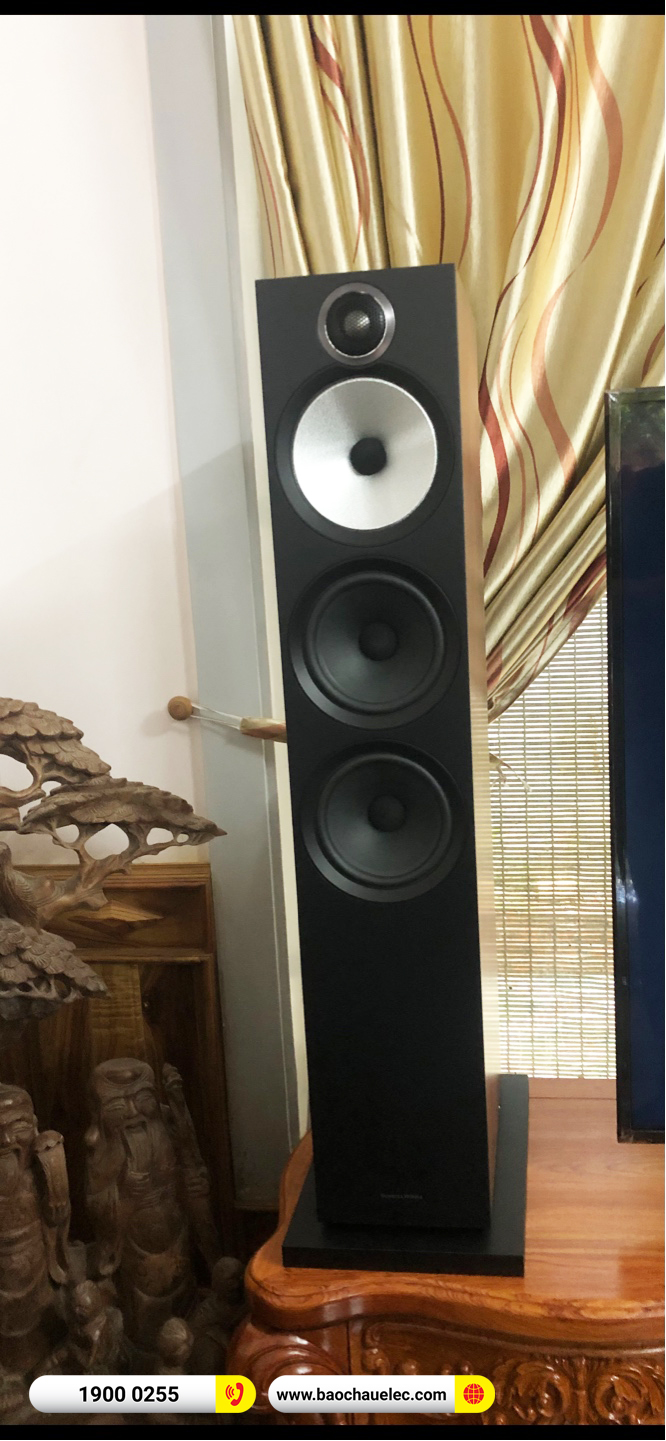 Lắp đặt d&agrave;n nghe nhạc B&W hơn 96tr cho ch&uacute; Long tại H&agrave; Nội
