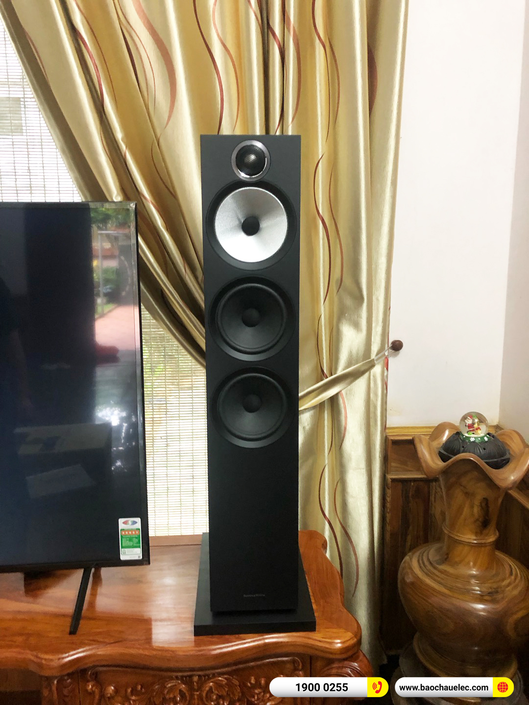 Lắp đặt d&agrave;n nghe nhạc B&W hơn 96tr cho ch&uacute; Long tại H&agrave; Nội