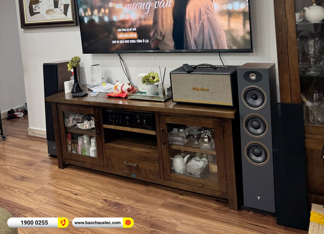 Lắp đặt dàn nghe nhạc Focal hơn 50tr cho anh Giang tại Hà Nội