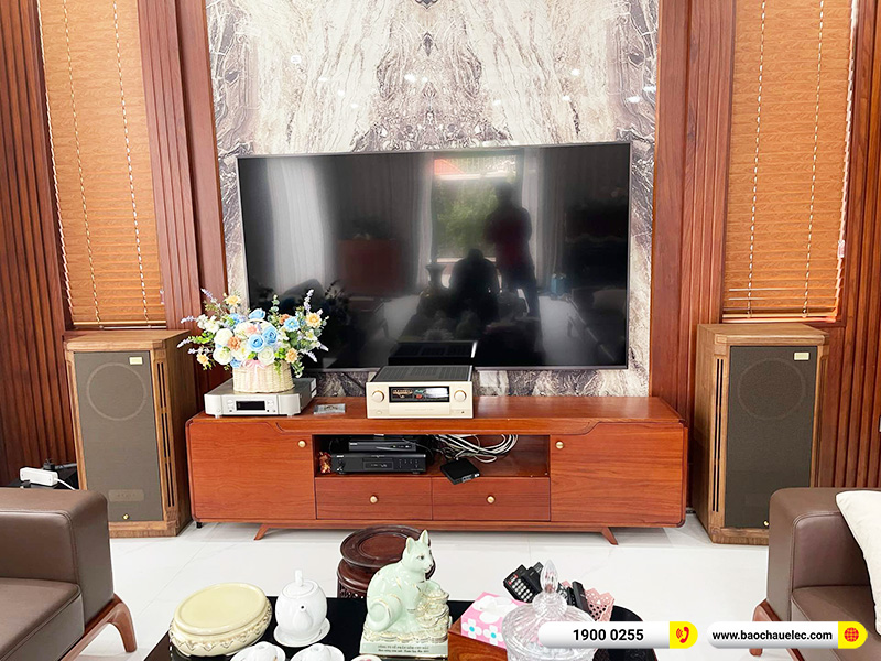 Lắp đặt dàn nghe nhạc Hi-end hơn 292tr cho anh Bình tại Hải Dương (Tannoy Turnberry, Accuphase E400)