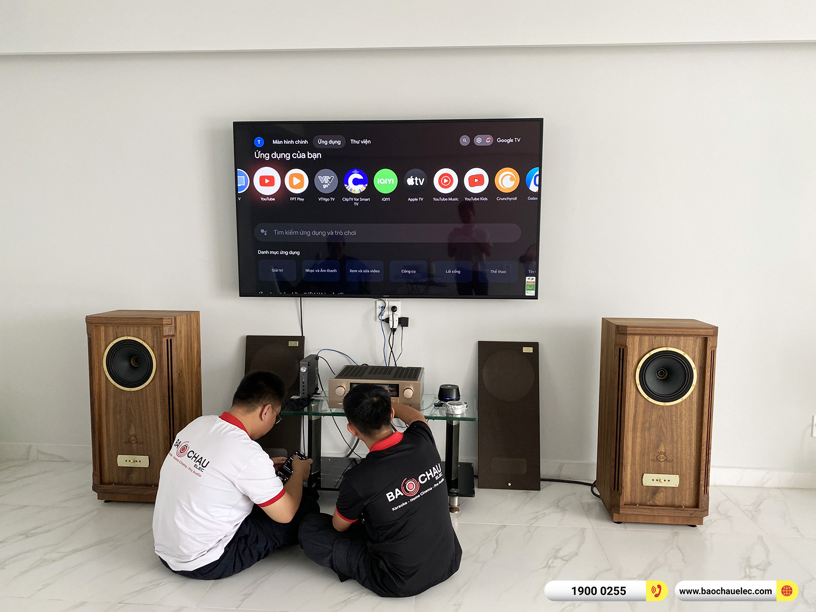 Lắp đặt d&agrave;n nghe nhạc Hi-end Tannoy gần 240tr cho ch&uacute; T&ugrave;ng tại TPHCM