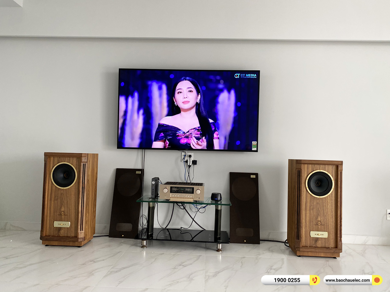 Lắp đặt d&agrave;n nghe nhạc Hi-end Tannoy gần 240tr cho ch&uacute; T&ugrave;ng tại TPHCM