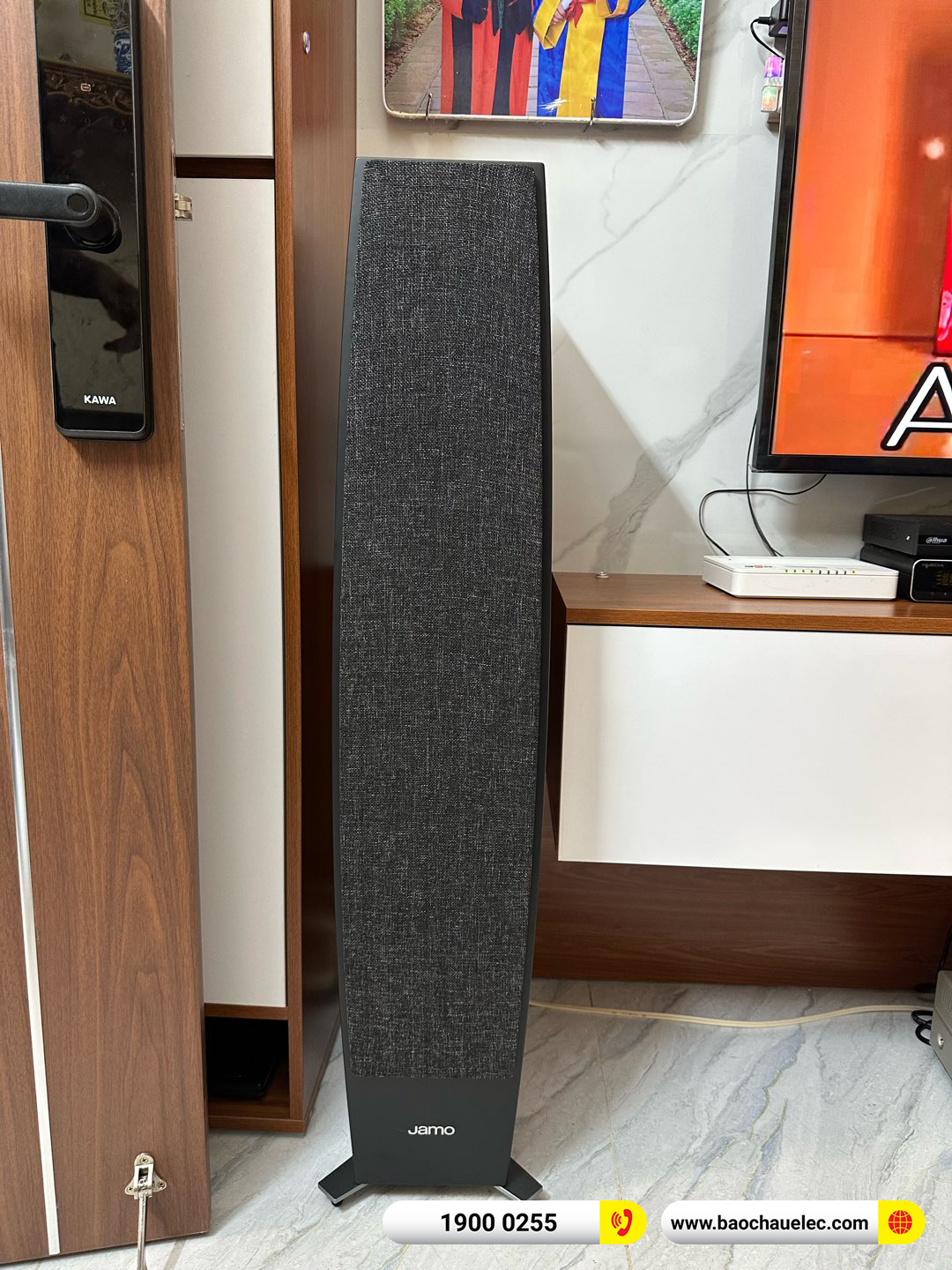 Lắp đặt d&agrave;n nghe nhạc Jamo hơn 57tr cho anh Nam tại H&agrave; Nội