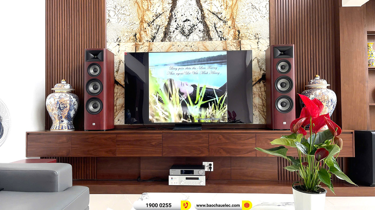 Lắp đặt d&agrave;n nghe nhạc JBL hơn 120tr cho anh Chu tại H&agrave; Nội