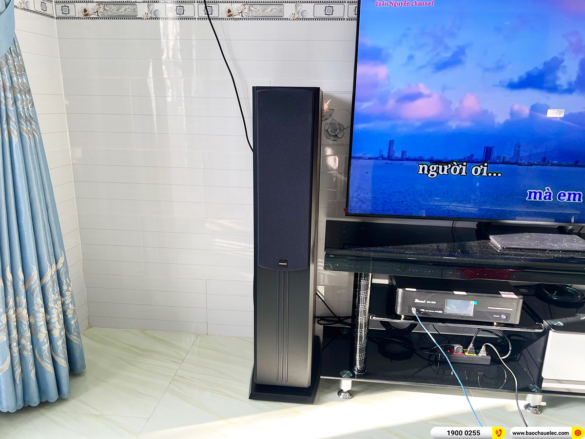 Lắp đặt d&agrave;n nghe nhạc, karaoke Paramax hơn 20tr cho anh Hải ở Long An