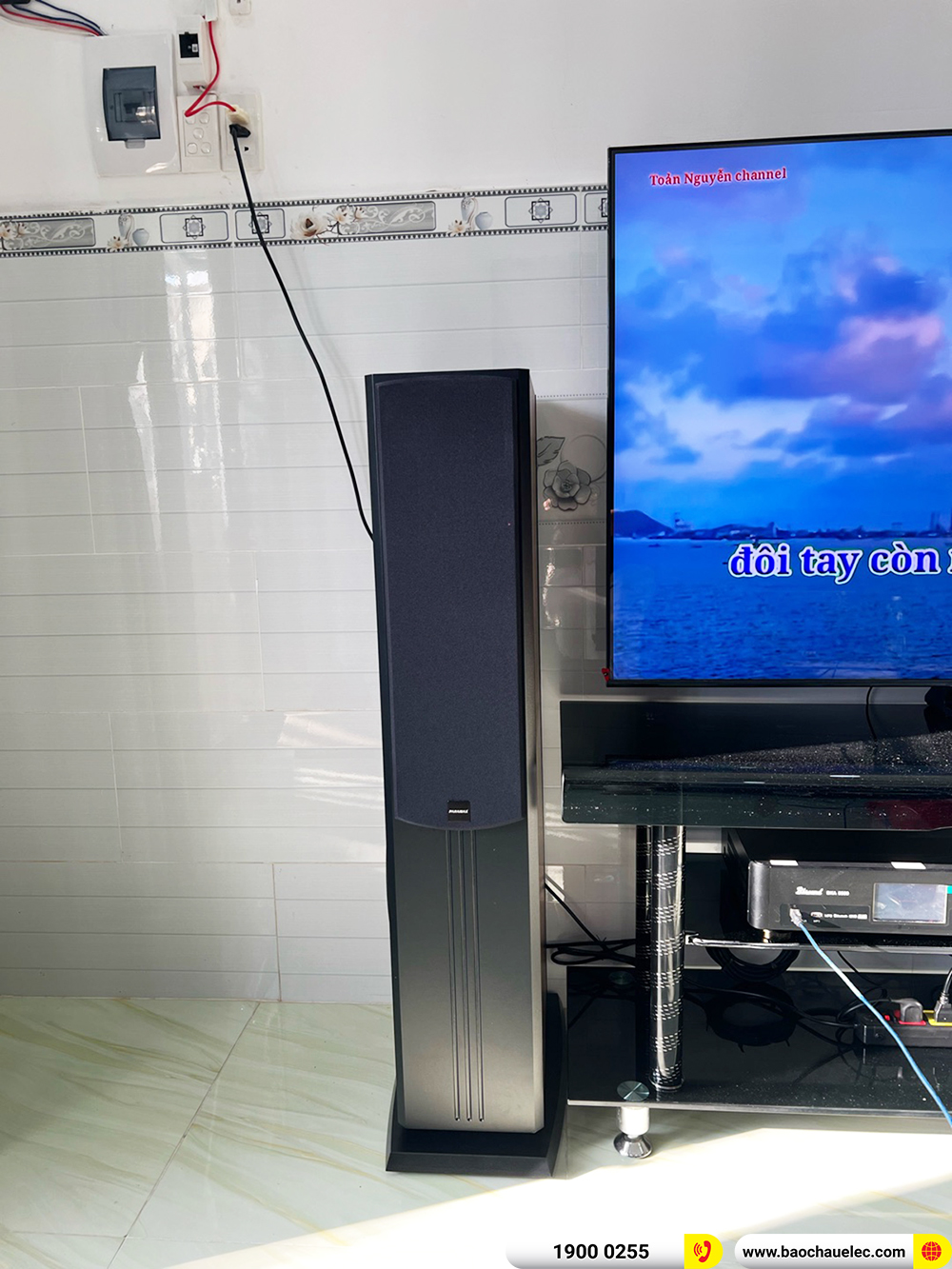 Lắp đặt d&agrave;n nghe nhạc, karaoke Paramax hơn 20tr cho anh Hải ở Long An
