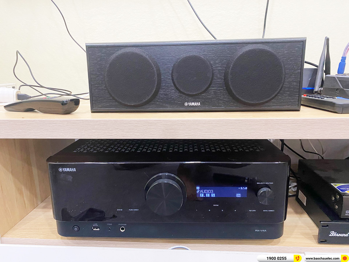 Lắp đặt d&agrave;n nghe nhạc, karaoke Yamaha gần 26tr cho anh Huy ở TPHCM