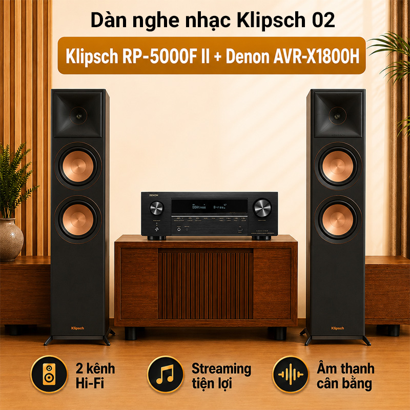 dàn nghe nhạc Klipsch 02