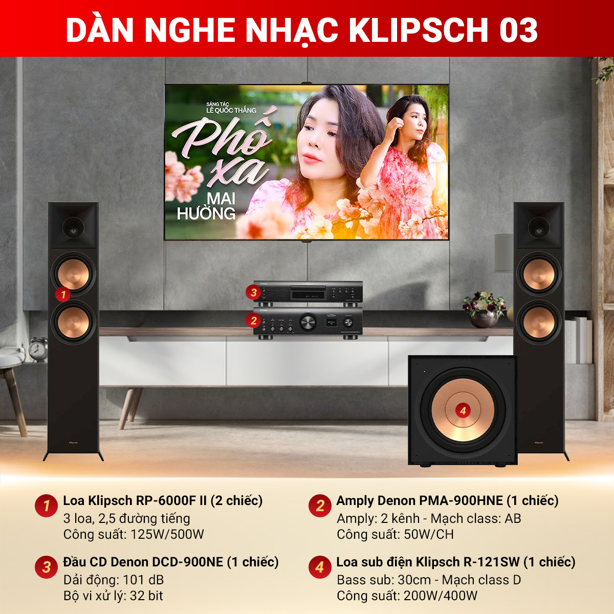 D&agrave;n nghe nhạc Klipsch 03