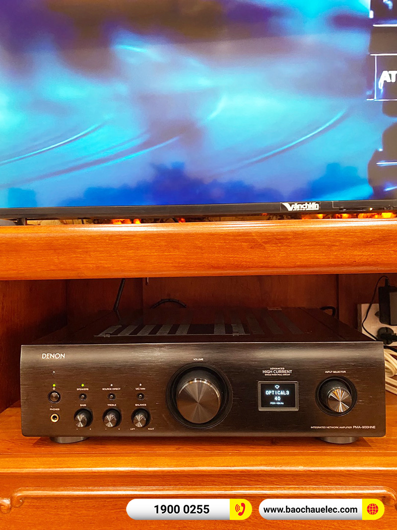 Lắp đặt d&agrave;n nghe nhạc trị gi&aacute; hơn 50 triệu cho anh T&ugrave;ng tại Bắc Giang (Klipsch RP6000F II, PMA-900HNE, R-121SW) 
