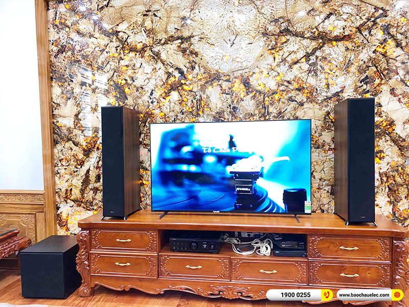 Lắp đặt d&agrave;n nghe nhạc trị gi&aacute; hơn 50 triệu cho anh T&ugrave;ng tại Bắc Giang (Klipsch RP6000F II, PMA-900HNE, R-121SW) 