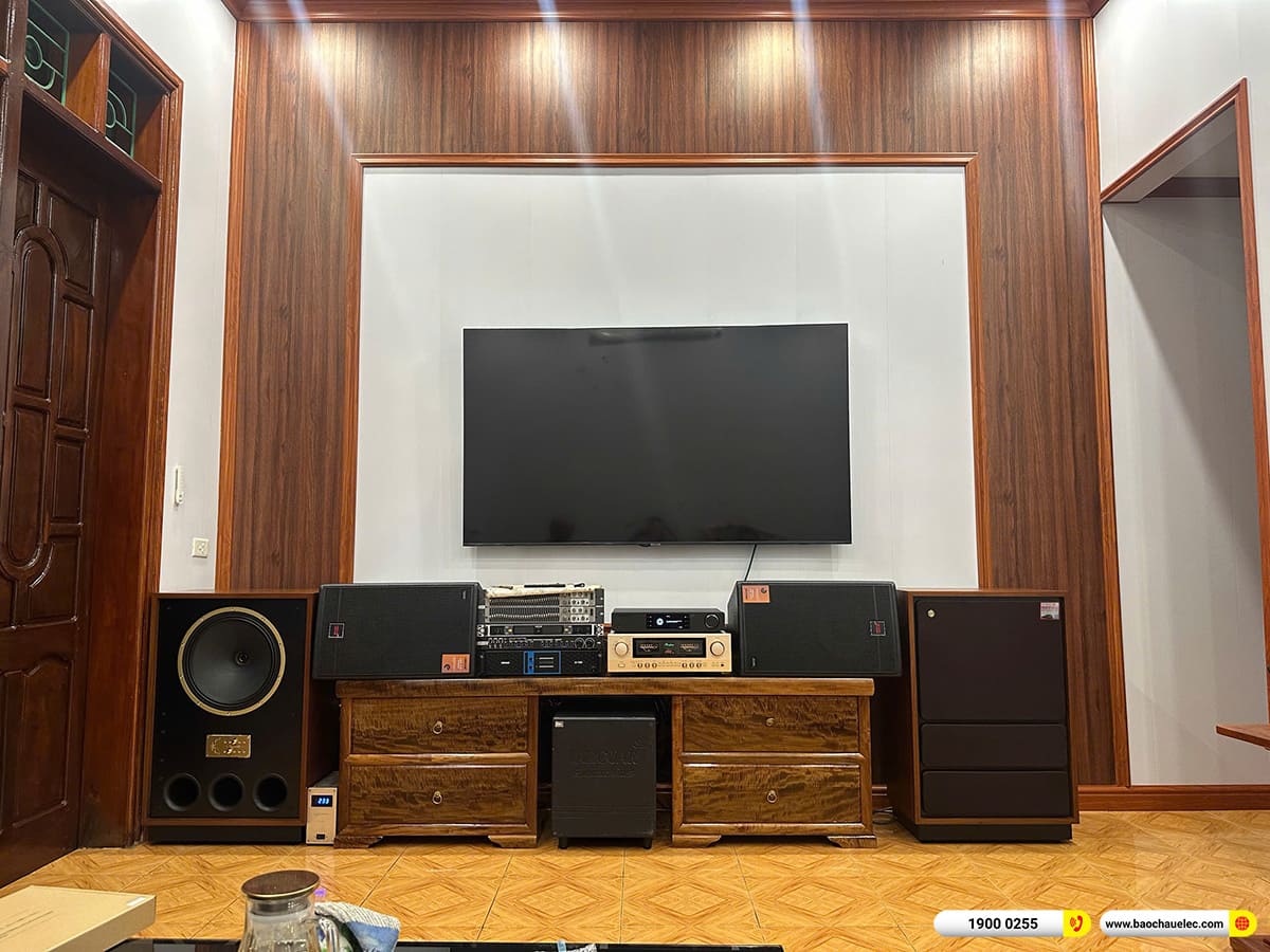 Lắp đặt dàn nghe nhạc Tannoy hơn 200tr cho anh Đồng tại Nghệ An