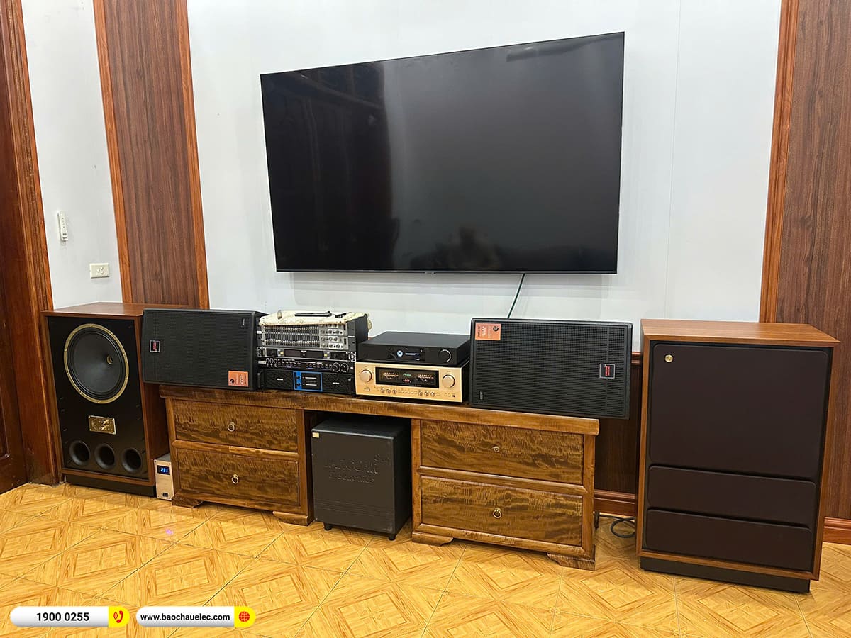 Lắp đặt dàn nghe nhạc Tannoy hơn 200tr cho anh Đồng tại Nghệ An