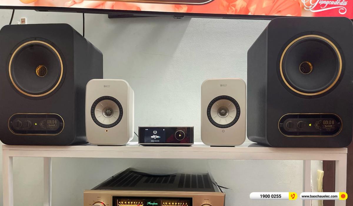 N&acirc;ng cấp d&agrave;n nghe nhạc Hi-end Tannoy hơn 147tr cho anh Thịnh tại TP HCM