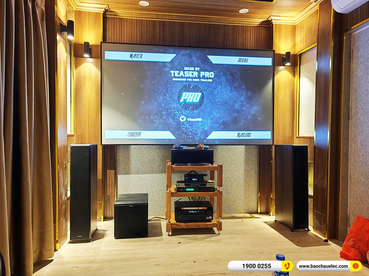 Lắp đặt d&agrave;n karaoke, nghe nhạc, xem phim hơn 168tr cho anh Hưng tại Hưng Y&ecirc;n (Klipsch RP-6000FII, RP-500M II, RP-500C II,&hellip;)