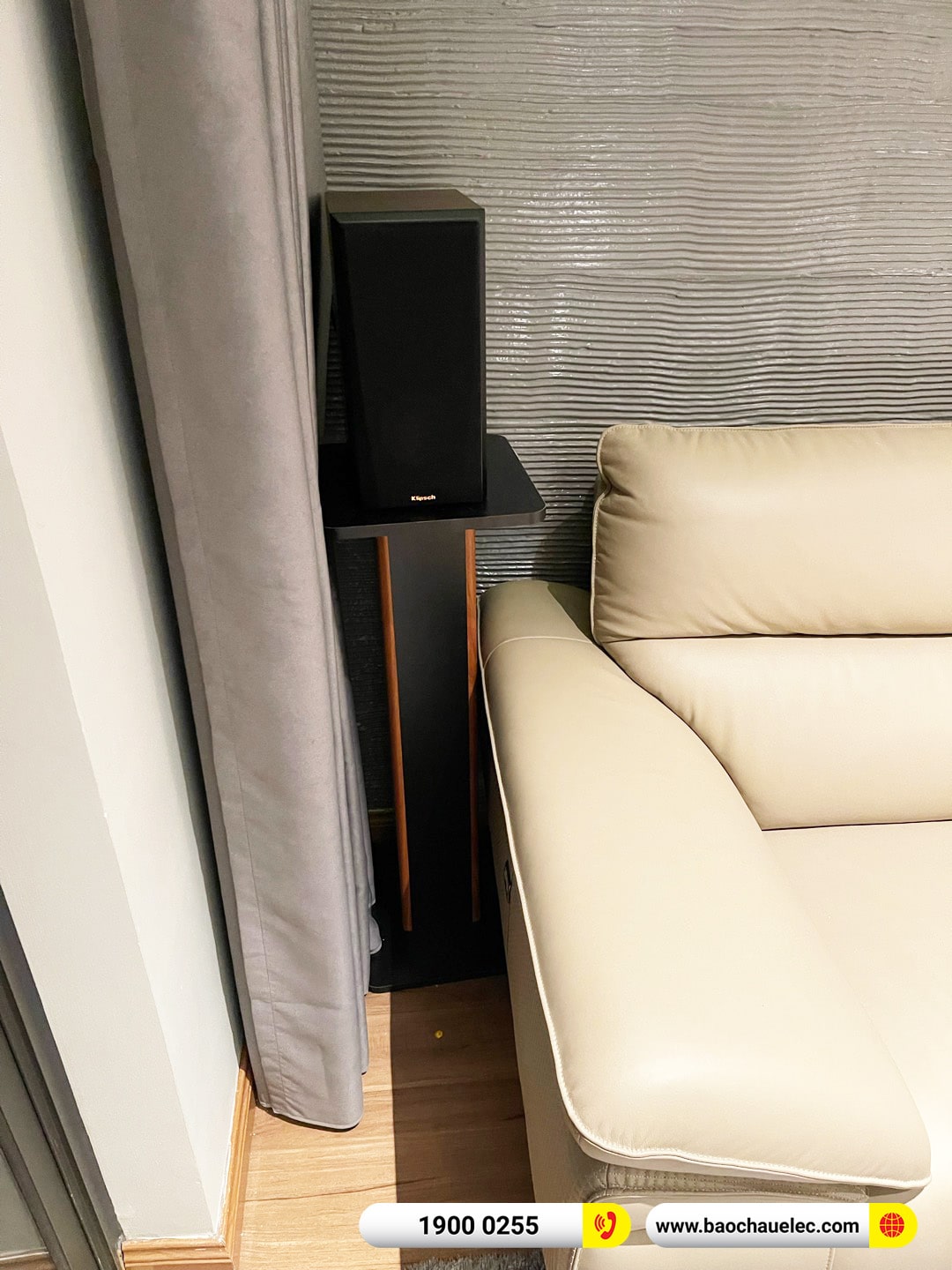 Lắp đặt d&agrave;n nghe nhạc, xem phim hơn 90tr cho anh Huy tại Quảng Ninh (Klipsch RP-6000F II, RP-500M II, RP-500C II,&hellip;) 