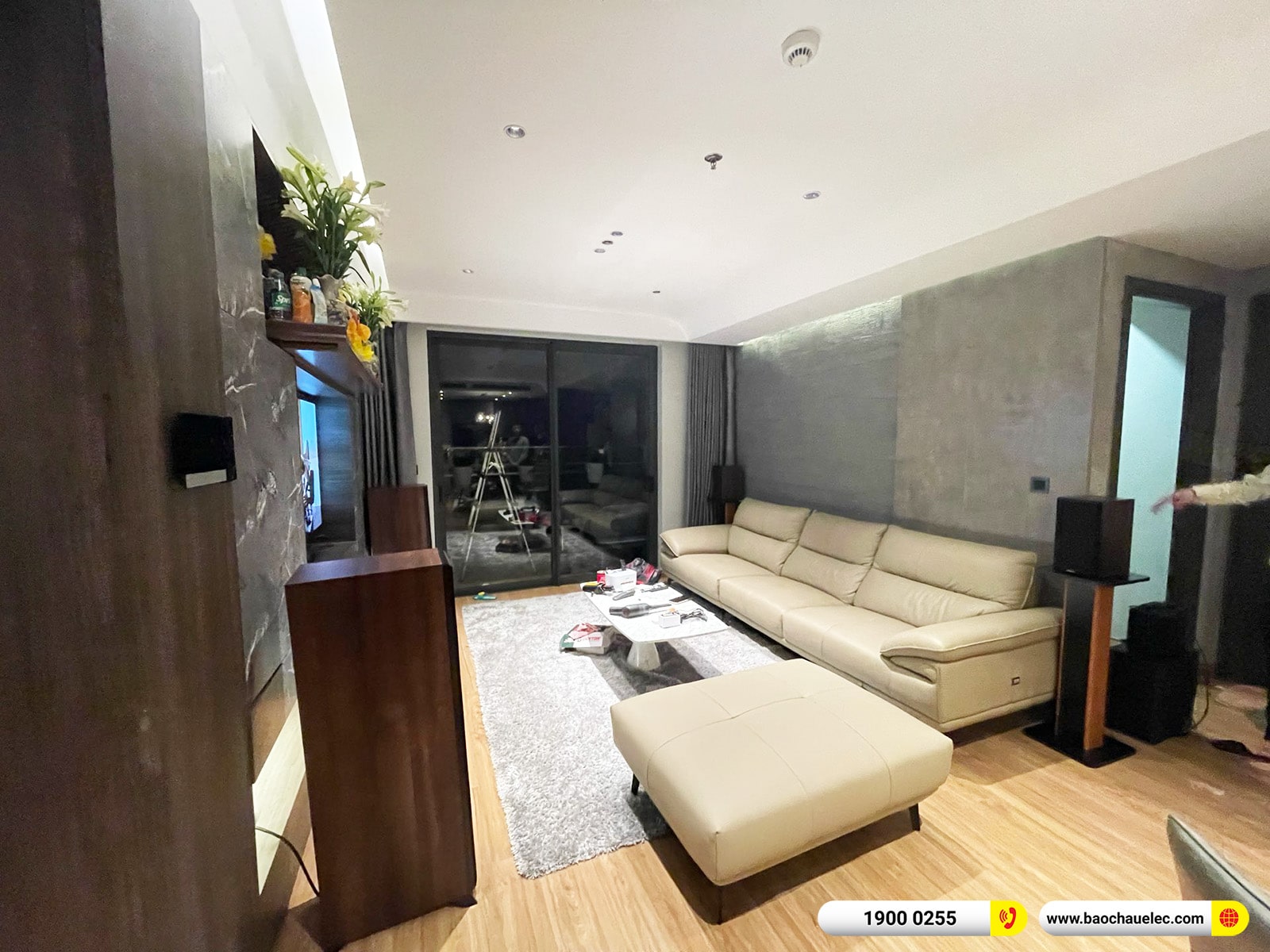 Lắp đặt d&agrave;n nghe nhạc, xem phim hơn 90tr cho anh Huy tại Quảng Ninh (Klipsch RP-6000F II, RP-500M II, RP-500C II,&hellip;) 