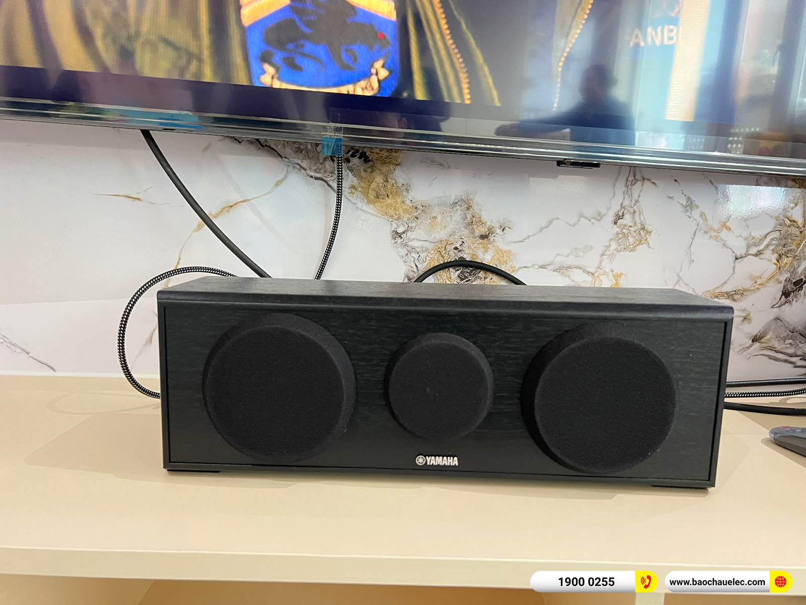 Lắp đặt d&agrave;n nghe nhạc, xem phim Yamaha hơn 21tr cho anh To&agrave;n tại H&agrave; Nội