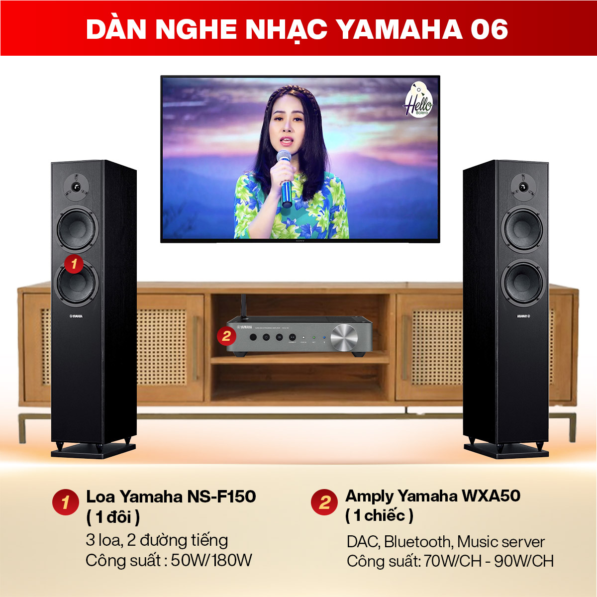 D&agrave;n nghe nhạc Yamaha 06