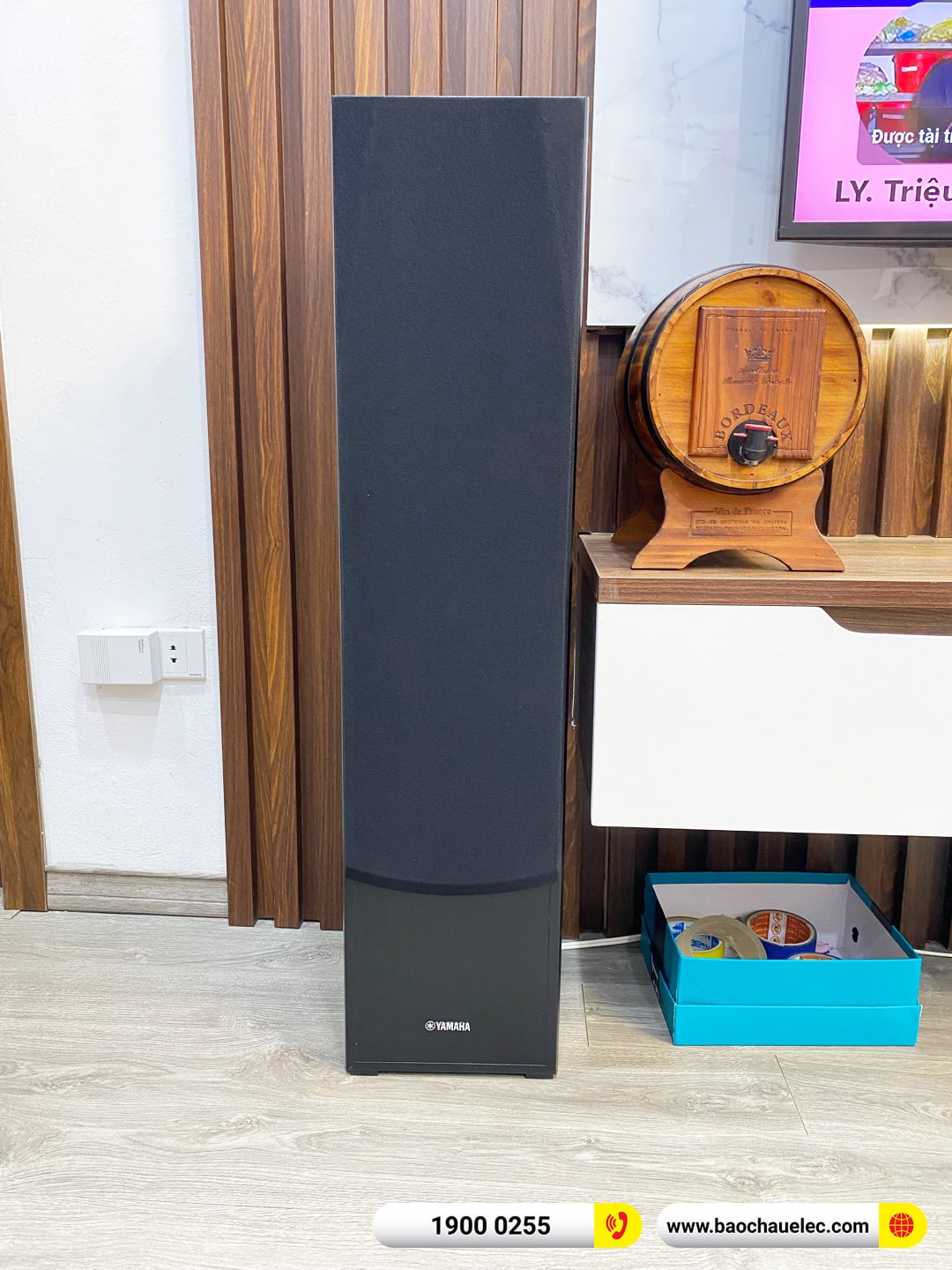 Lắp đặt d&agrave;n nghe nhạc Yamaha gần 21tr cho anh Đản tại H&agrave; Nội (Yamaha NS-F51, Denon PMA-600NE, Yamaha SW200)