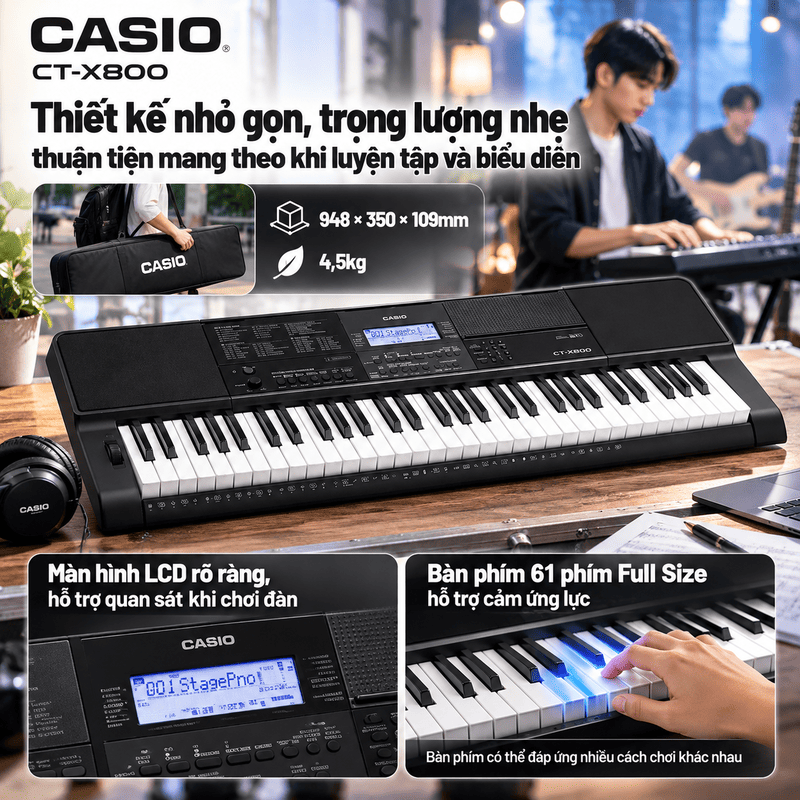 Đàn organ Casio CT-X800