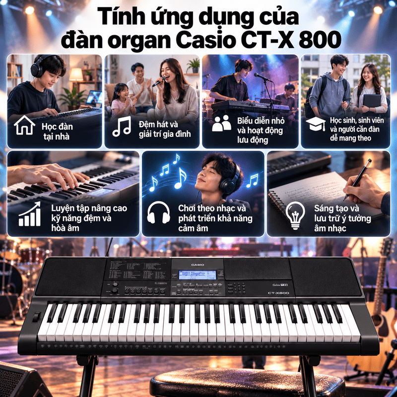 Đàn organ Casio CT-X800