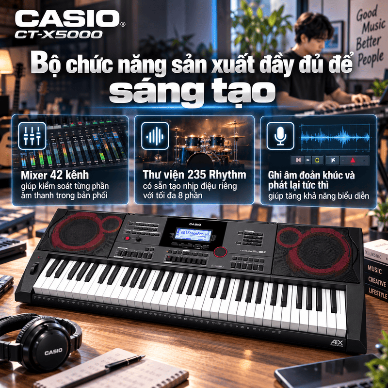 Đàn organ Casio CT-X5000