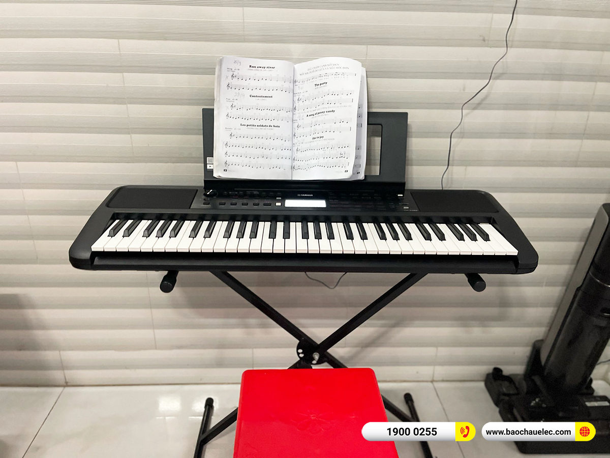 B&agrave;n giao Đ&agrave;n Organ Yamaha PSR-E383 hơn 4tr9 cho anh Thắng tại Đồng Nai