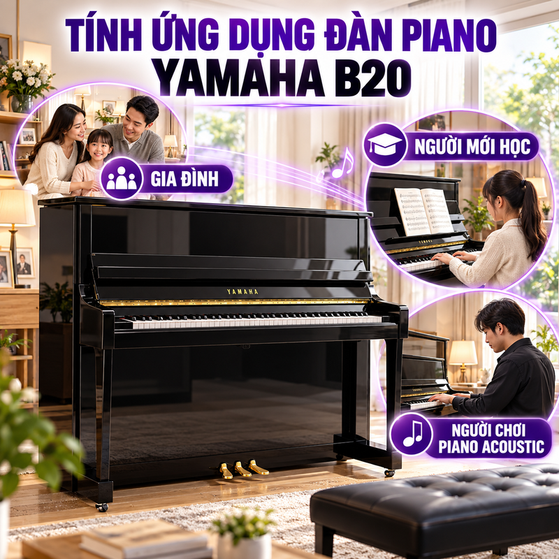 Đàn piano Yamaha B20