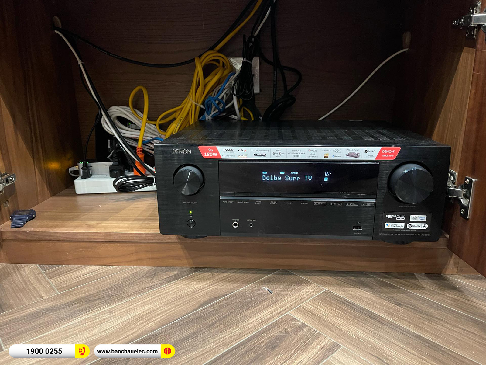 Lắp đặt d&agrave;n nghe nhạc, xem phim hơn 116tr cho anh Chương tại Ninh B&igrave;nh