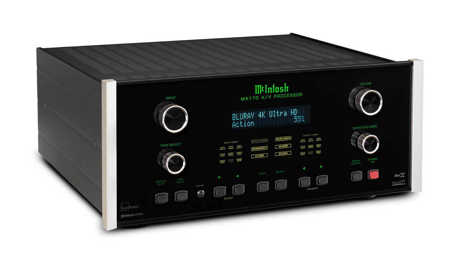 mặt trước Đầu AV processor McIntosh MX170