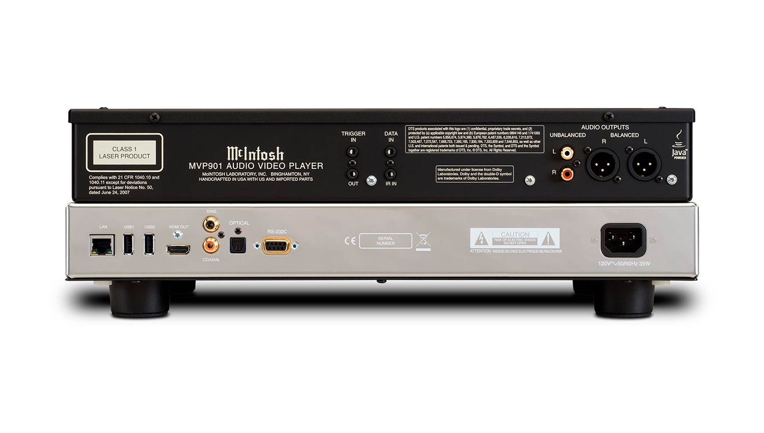 mặt sau Đầu Bluray McIntosh MVP901