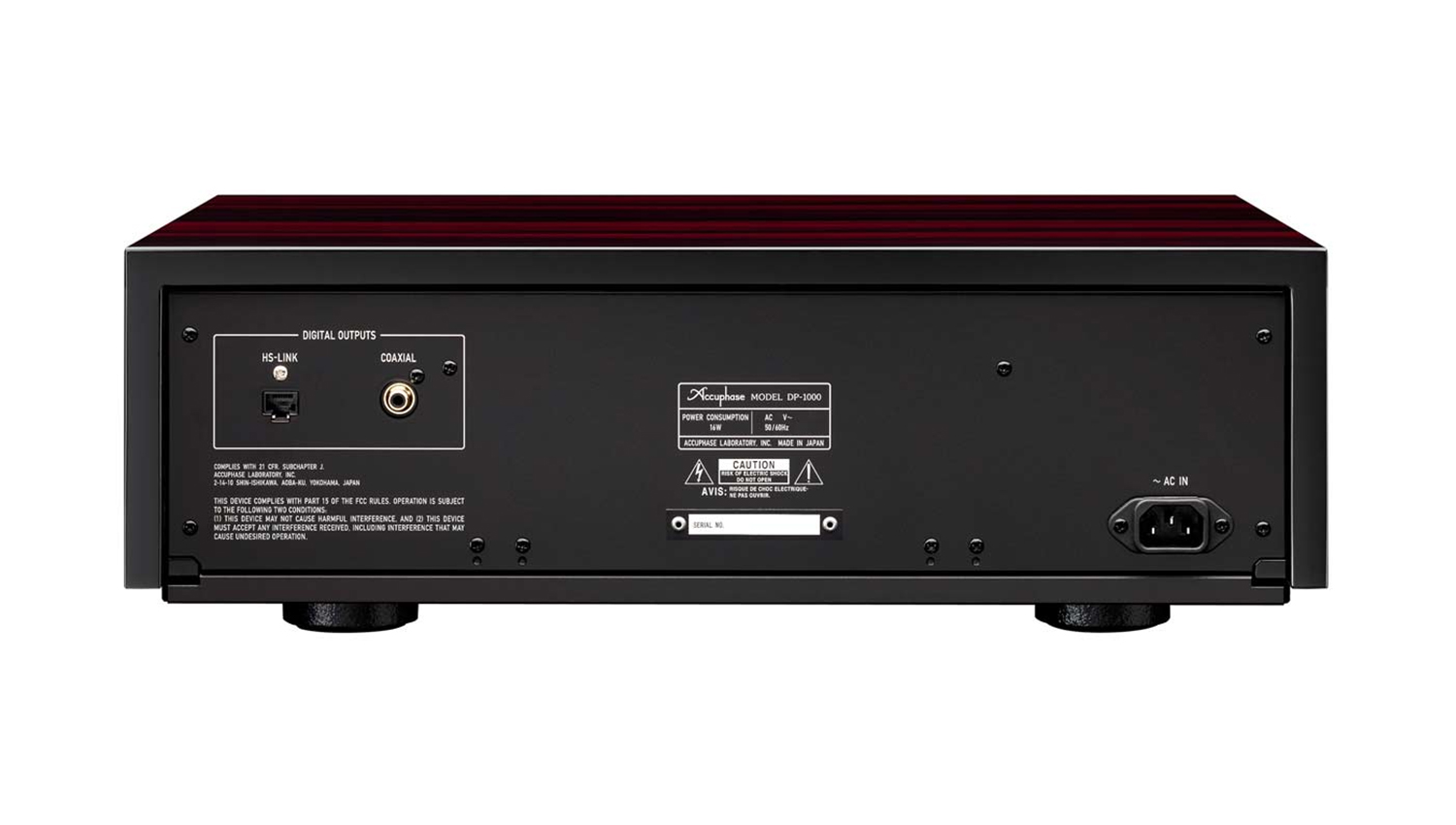 mặt sau Đầu CD Accuphase DP-1000