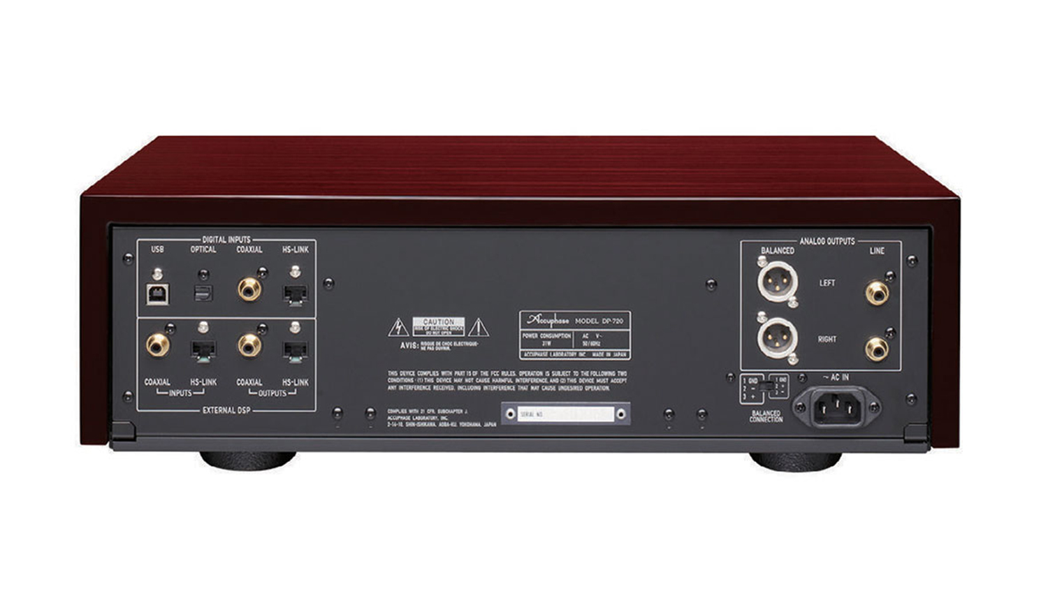 mặt sau Đầu CD Accuphase DP720