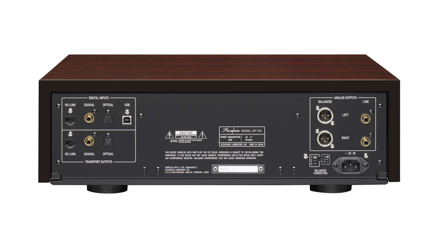 mặt sau Đầu CD Accuphase DP-750