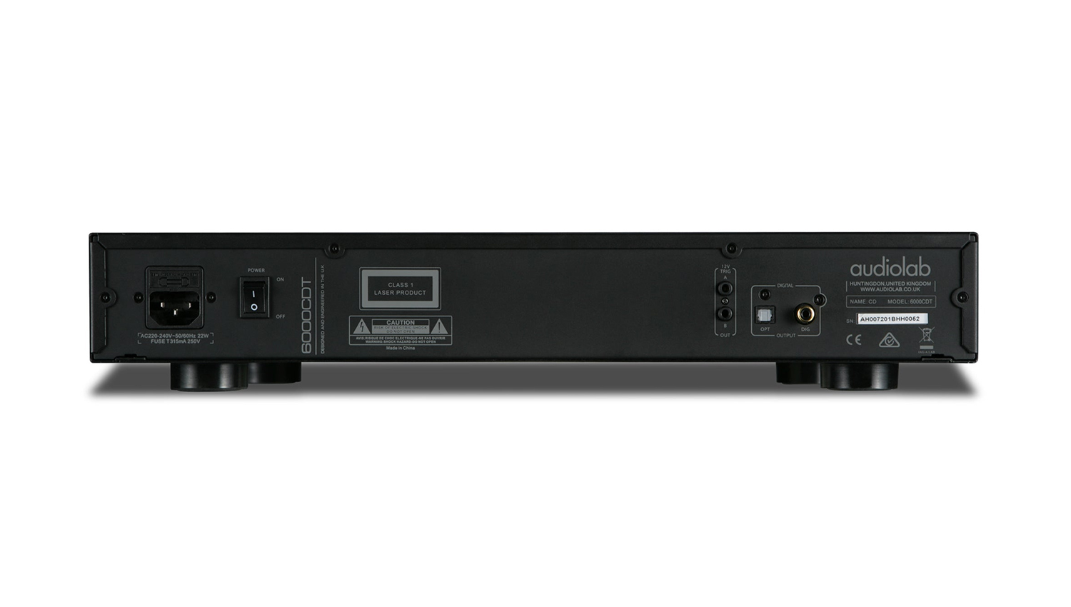 mặt sau Đầu CD Audiolab 6000CDT
