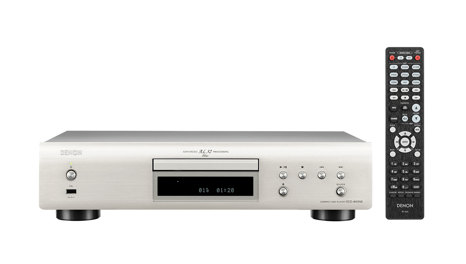 Đầu CD Denon DCD-800NE màu bạc