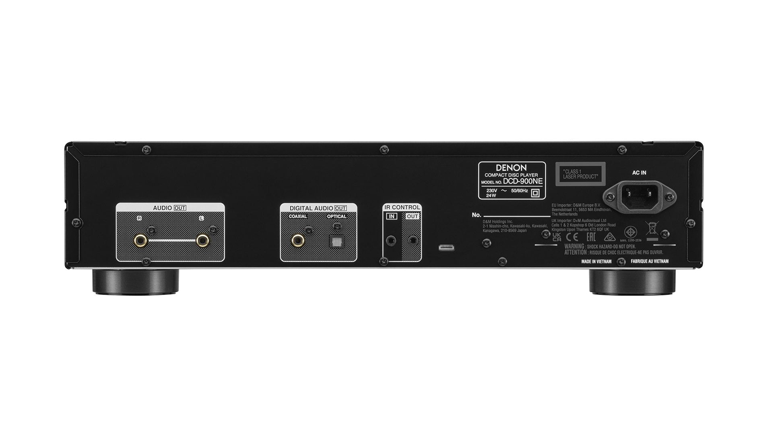 mặt sau Đầu CD Denon DCD-900NE