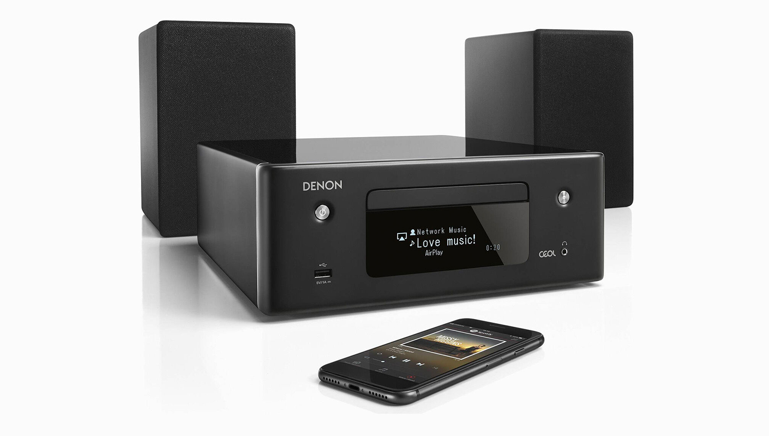 Đầu CD Denon RCD-N10 thực tế