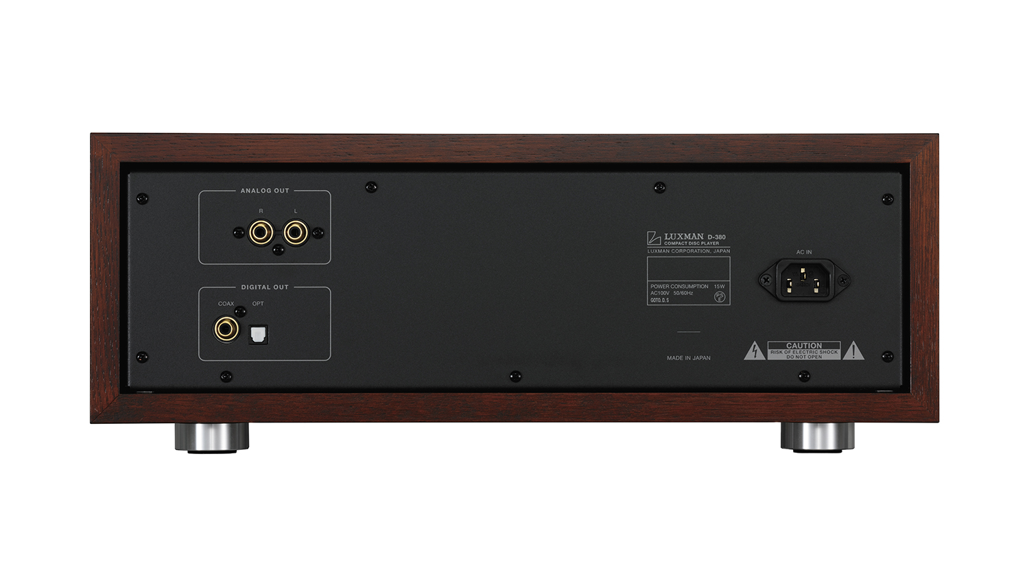 mặt sau Đầu CD Luxman D-380