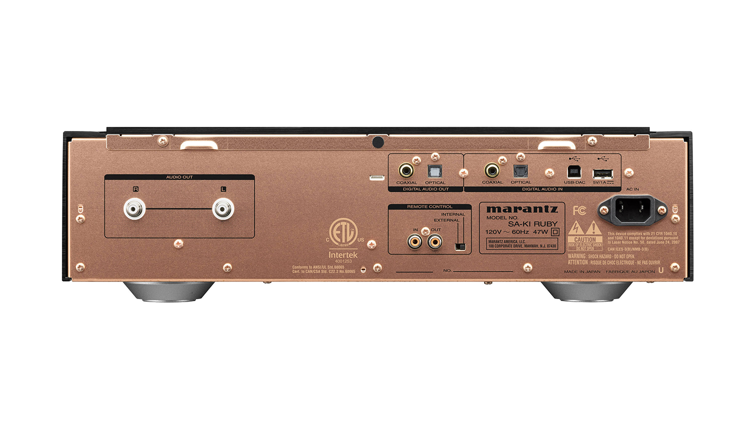 mặt sau Đầu CD Marantz SA-KI Ruby