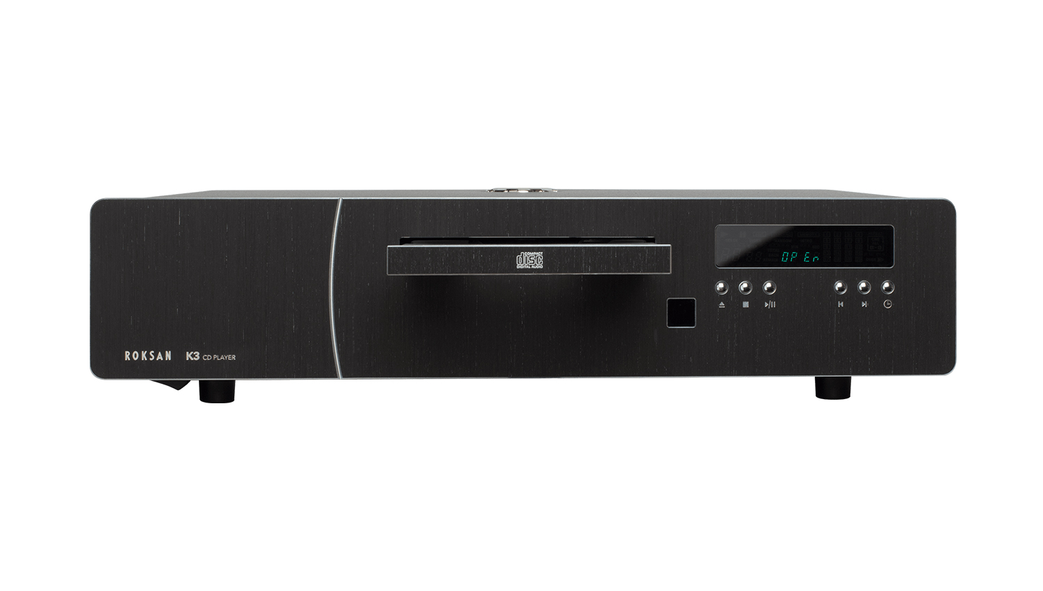 Đầu CD Roksan Kandy K3 màu đen mở khay đĩa