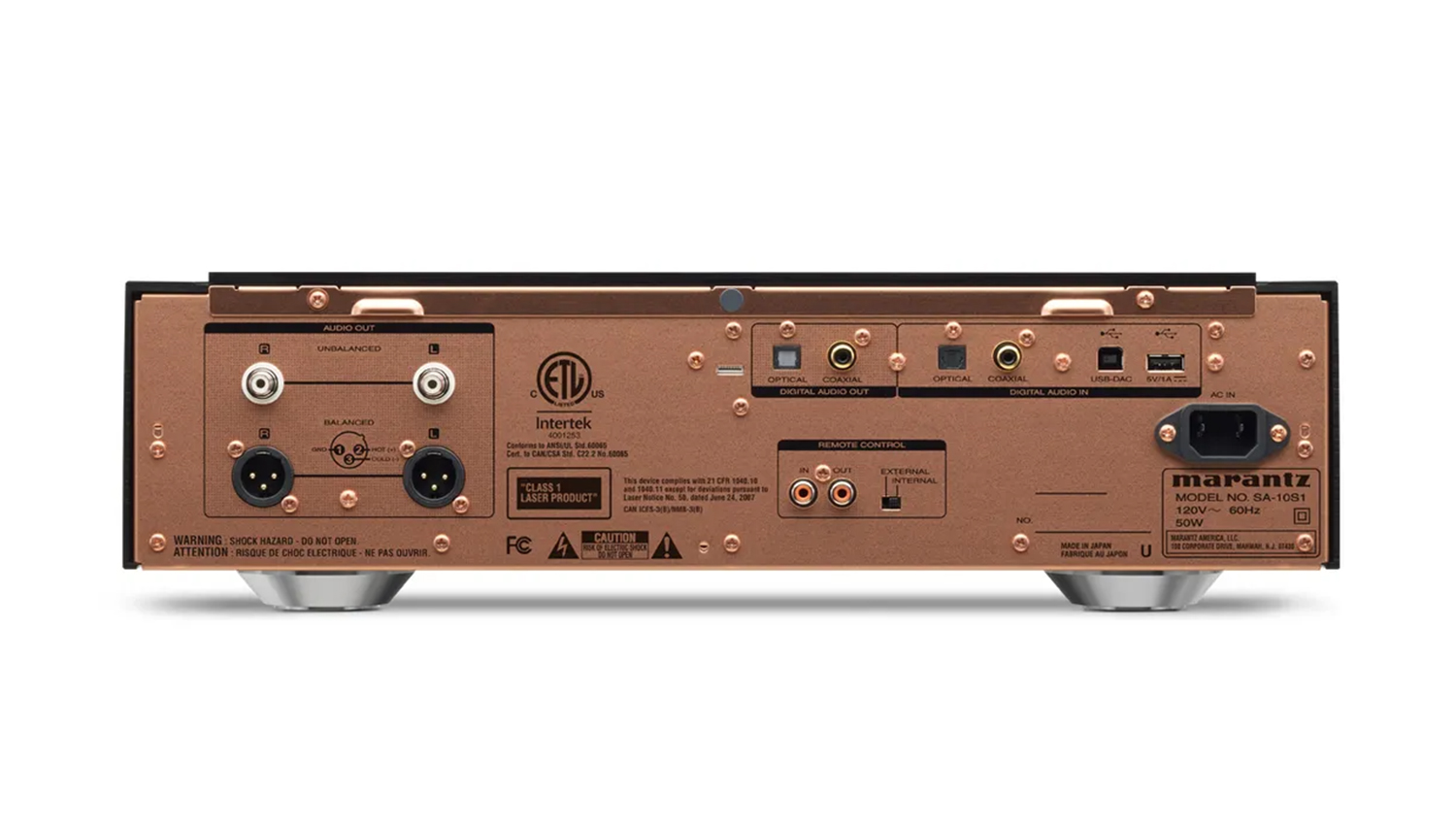mặt sau Đầu CD/SACD Marantz SA-10