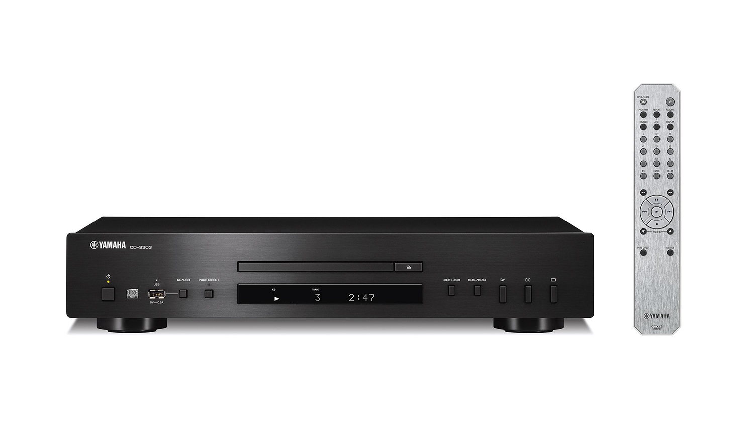 Đầu CD Yamaha CD-S303 màu đen