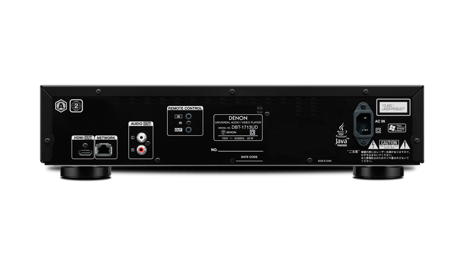 mặt sau Đầu Denon DBT-1713UD