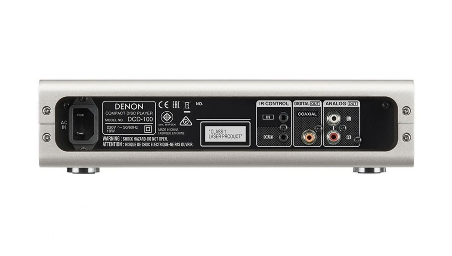 mặt sau Đầu Denon DCD-100