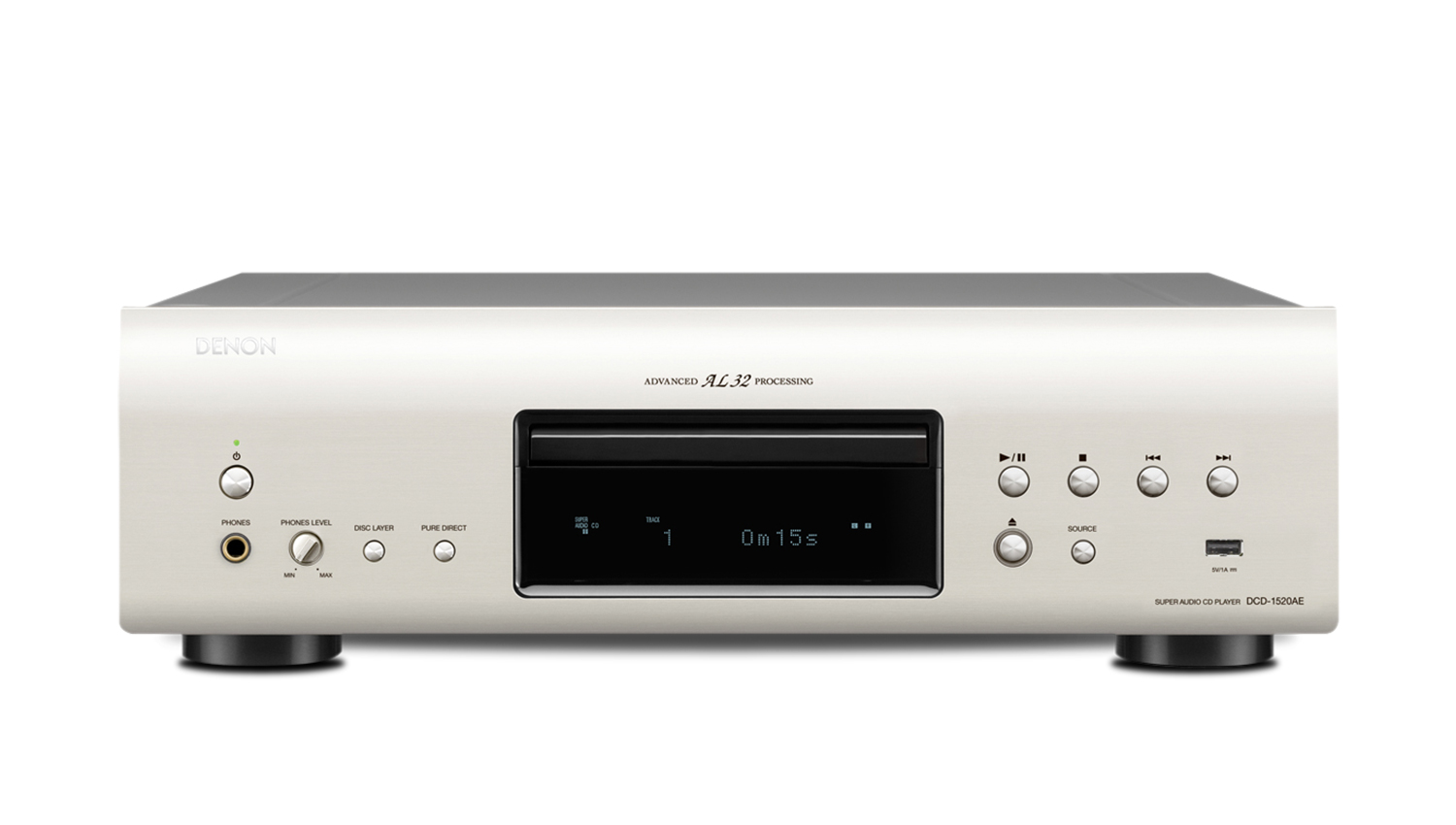 Đầu Denon DCD-1520AE màu bạc