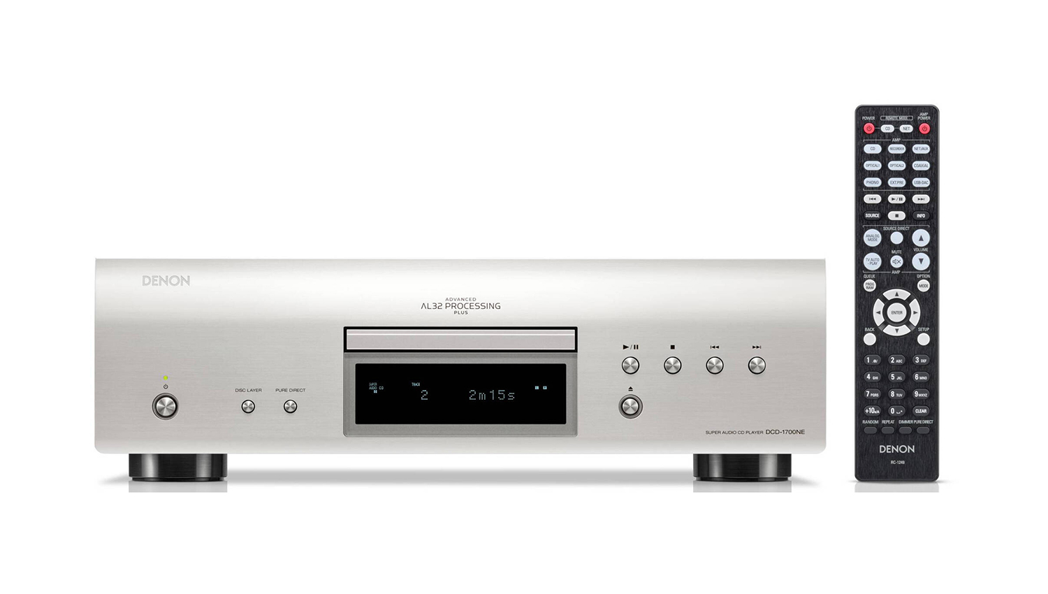 Đầu Denon DCD-1700NE màu bạc