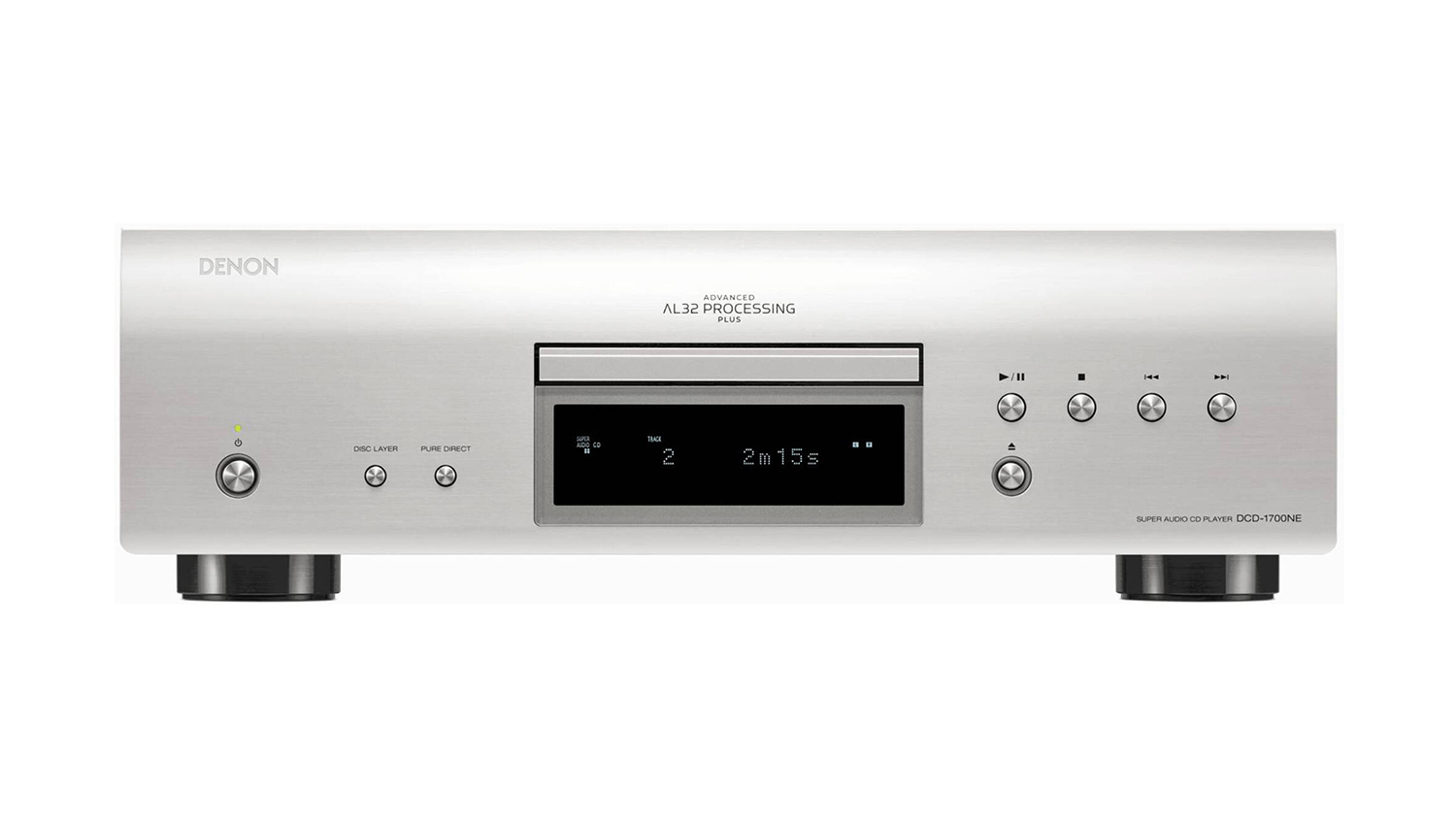 mặt trước Đầu Denon DCD-1700NE màu bạc